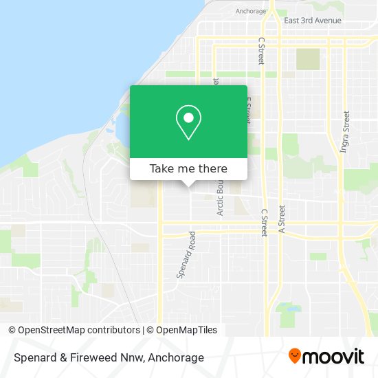 Spenard & Fireweed Nnw map