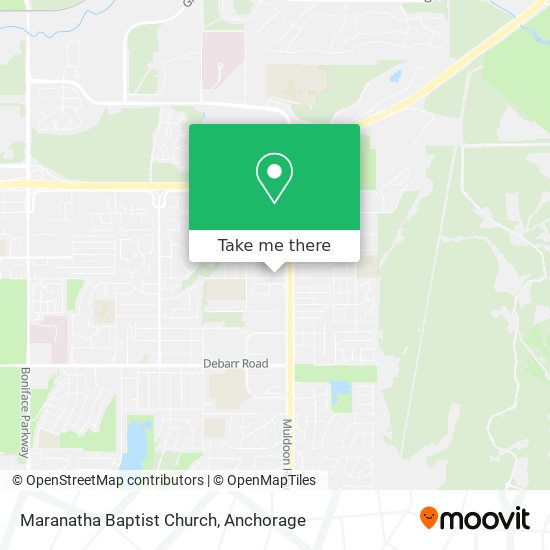 Maranatha Baptist Church map