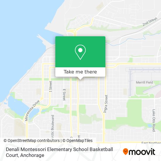 Mapa de Denali Montessori Elementary School Basketball Court