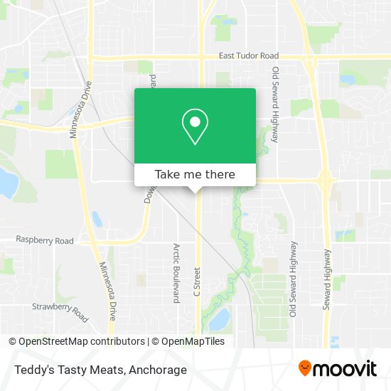 Mapa de Teddy's Tasty Meats