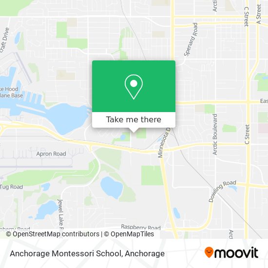 Mapa de Anchorage Montessori School