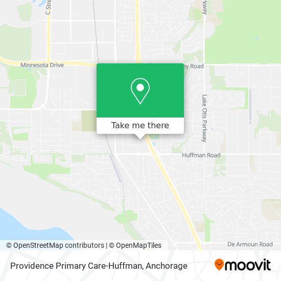 Providence Primary Care-Huffman map