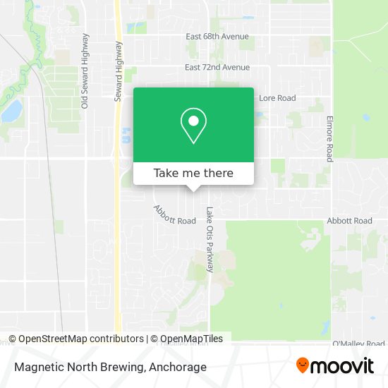 Mapa de Magnetic North Brewing
