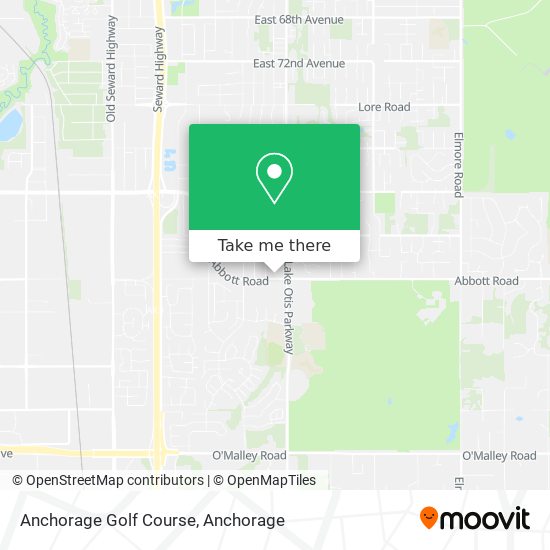 Mapa de Anchorage Golf Course