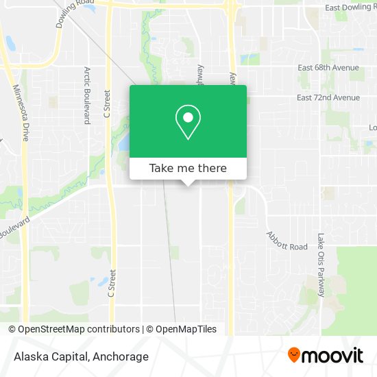 Mapa de Alaska Capital