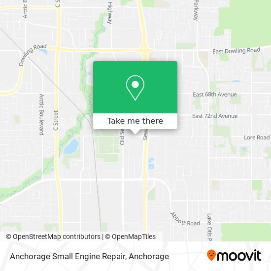 Mapa de Anchorage Small Engine Repair