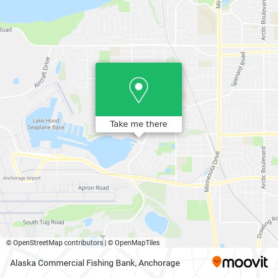 Alaska Commercial Fishing Bank map
