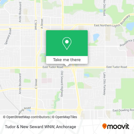 Mapa de Tudor & New Seward WNW