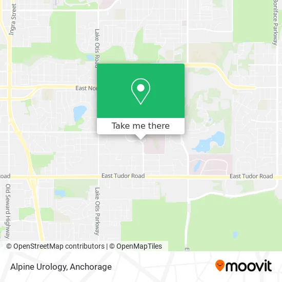 Alpine Urology map
