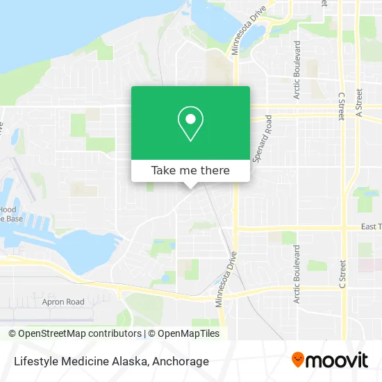 Lifestyle Medicine Alaska map