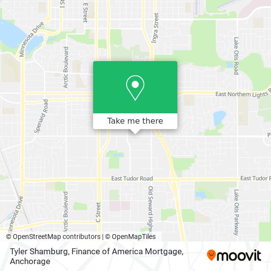 Tyler Shamburg, Finance of America Mortgage map