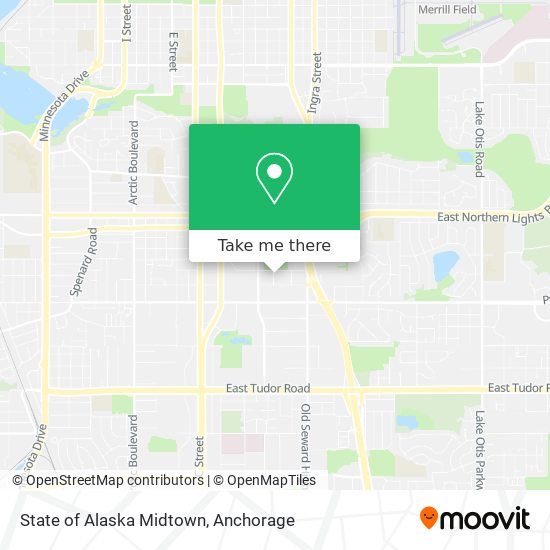 State of Alaska Midtown map