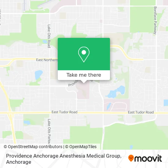 Providence Anchorage Anesthesia Medical Group map