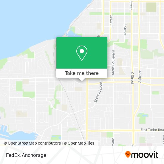 Mapa de FedEx