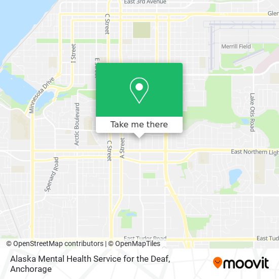 Alaska Mental Health Service for the Deaf map