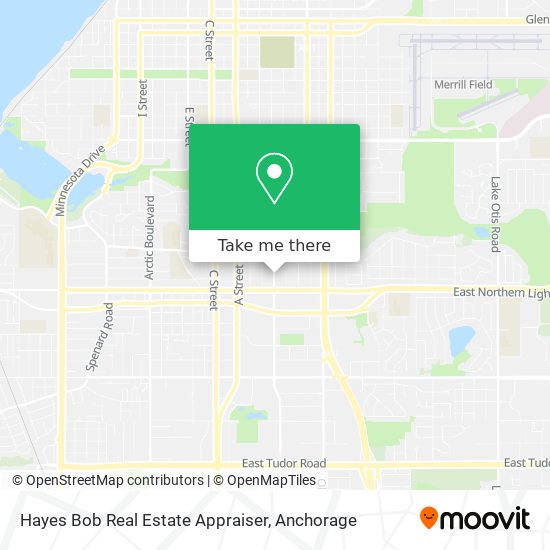 Hayes Bob Real Estate Appraiser map