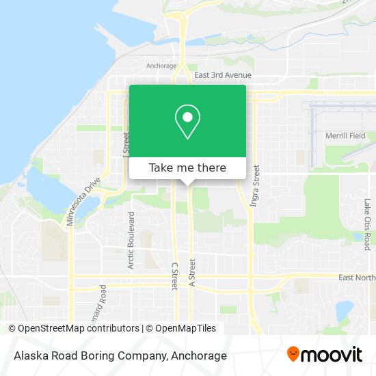 Alaska Road Boring Company map