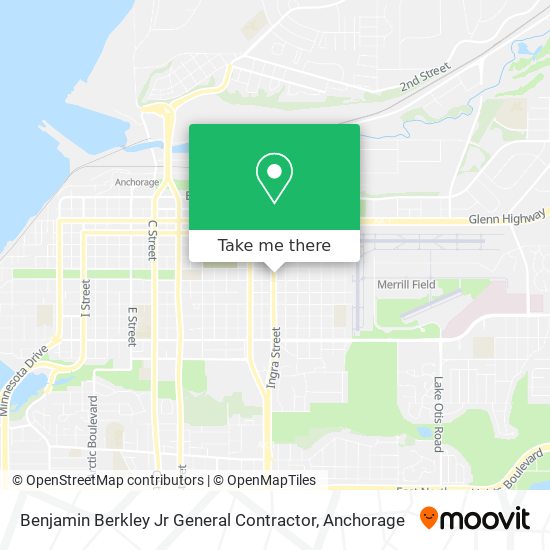 Mapa de Benjamin Berkley Jr General Contractor