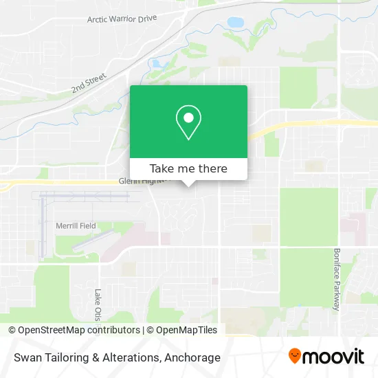 Swan Tailoring & Alterations map