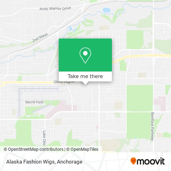 Mapa de Alaska Fashion Wigs