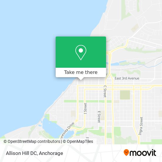 Mapa de Allison Hill DC