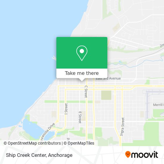 Ship Creek Center map