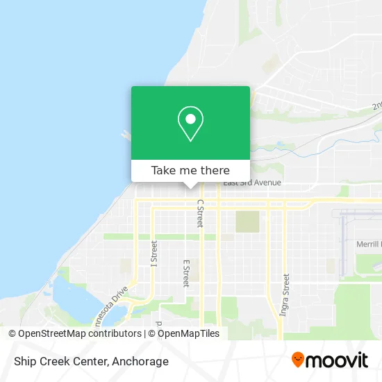 Mapa de Ship Creek Center