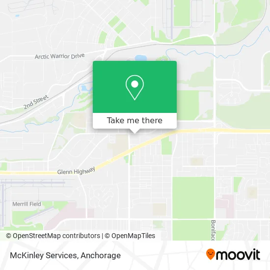 McKinley Services map