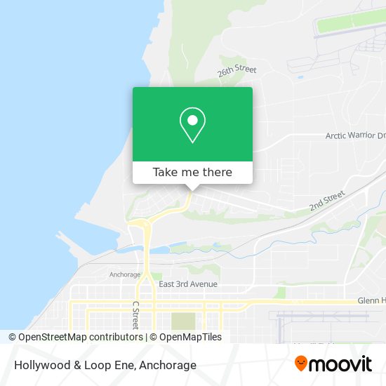 Hollywood & Loop Ene map