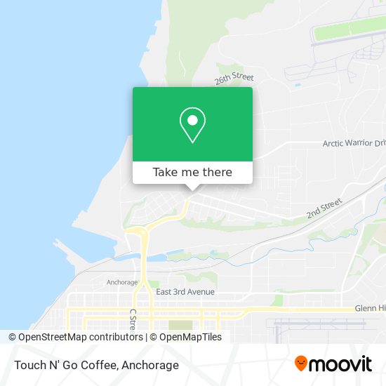 Mapa de Touch N' Go Coffee