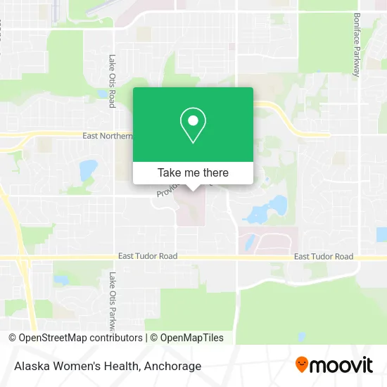 Alaska Women's Health map