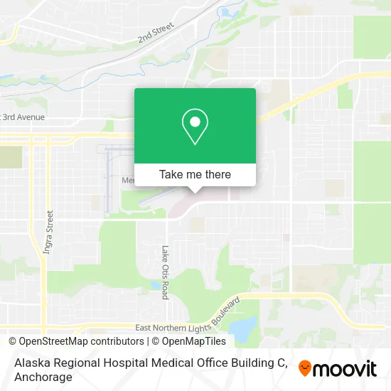 Mapa de Alaska Regional Hospital Medical Office Building C