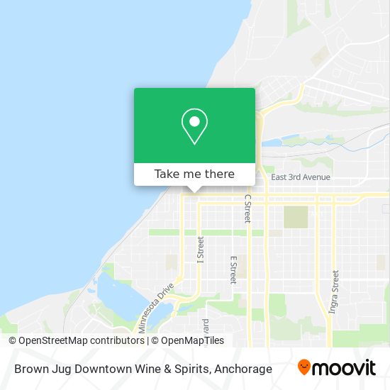 Mapa de Brown Jug Downtown Wine & Spirits