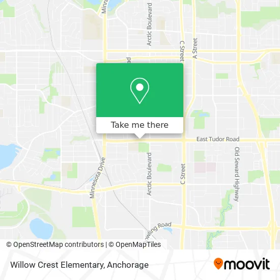 Willow Crest Elementary map