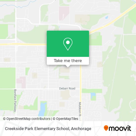 Creekside Park Elementary School map