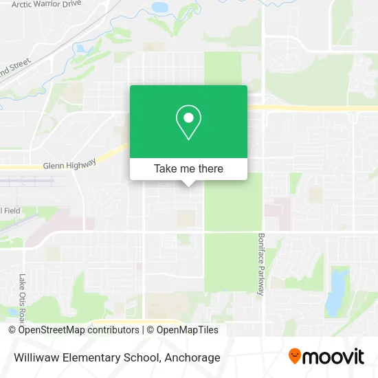 Williwaw Elementary School map