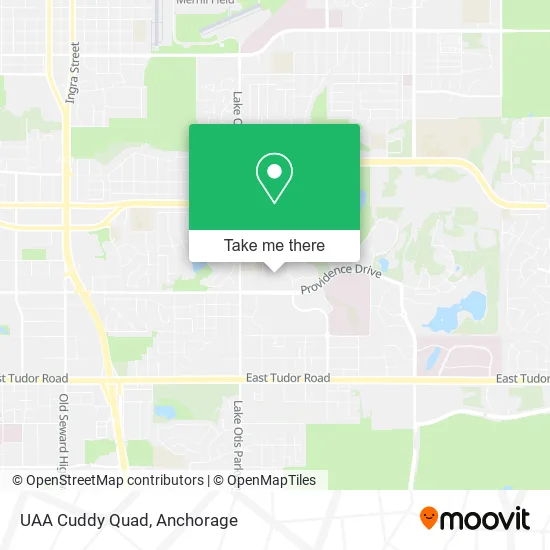 UAA Cuddy Quad map