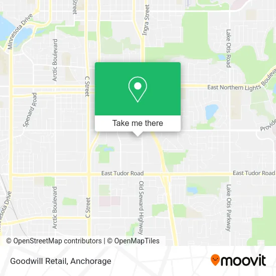 Mapa de Goodwill Retail