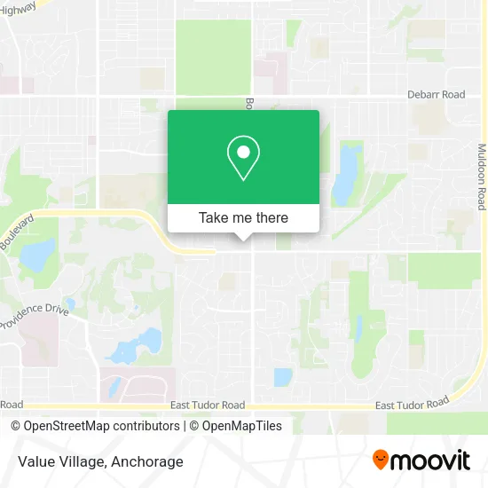 Mapa de Value Village