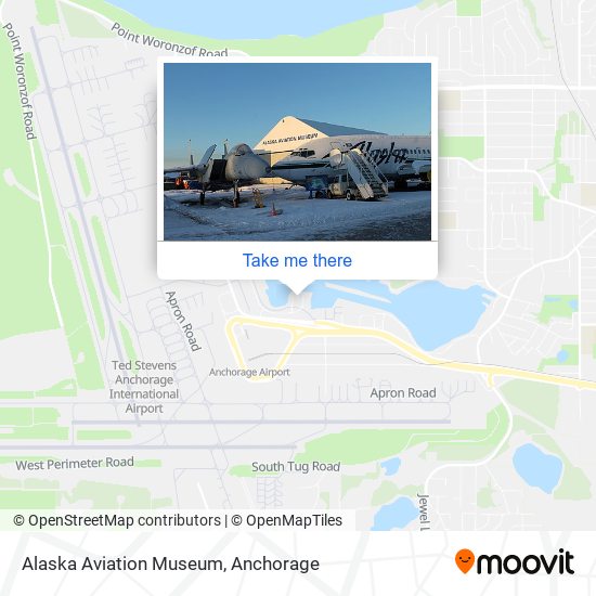 Alaska Aviation Museum map