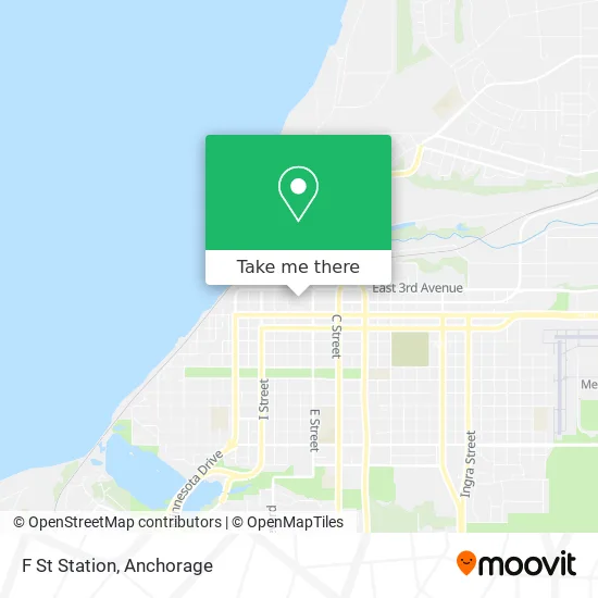 F St Station map