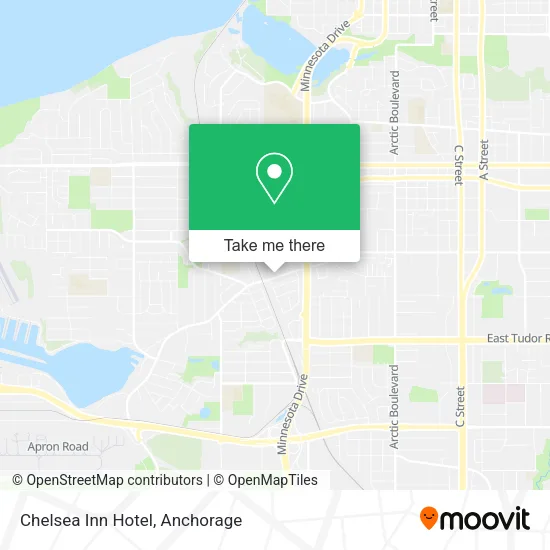 Mapa de Chelsea Inn Hotel
