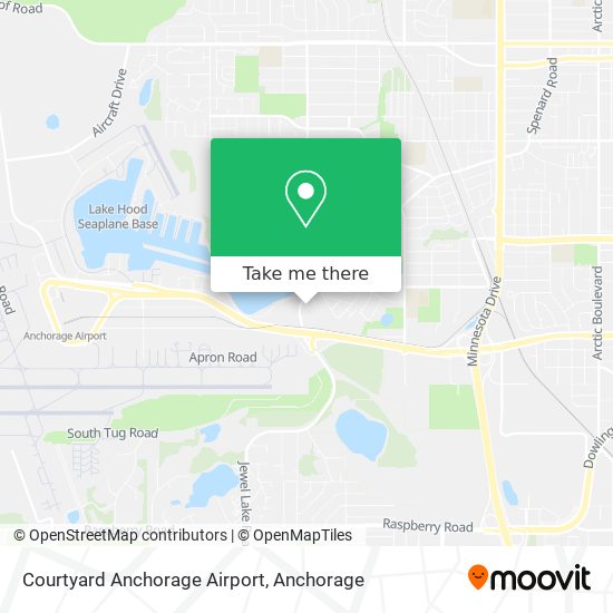 Mapa de Courtyard Anchorage Airport