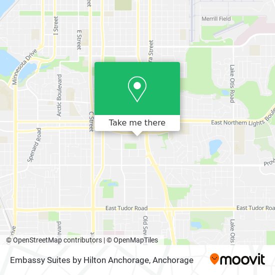 Embassy Suites by Hilton Anchorage map