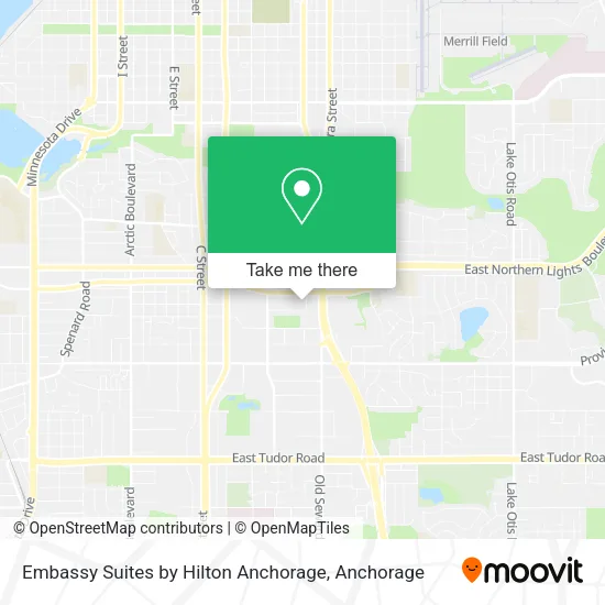 Mapa de Embassy Suites by Hilton Anchorage