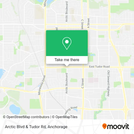 Mapa de Arctic Blvd & Tudor Rd