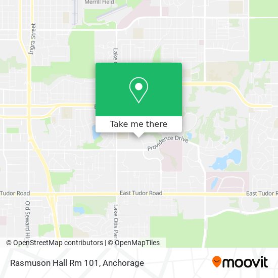 Mapa de Rasmuson Hall Rm 101