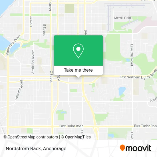 Mapa de Nordstrom Rack