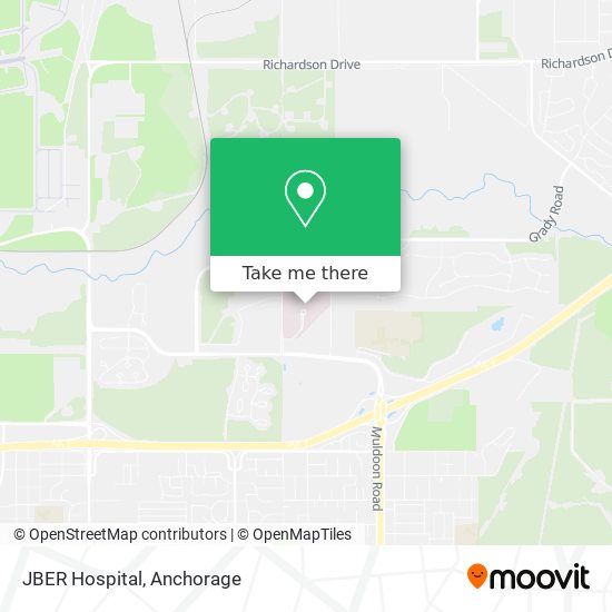 JBER Hospital map