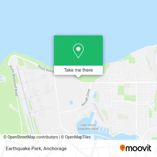 Earthquake Park map